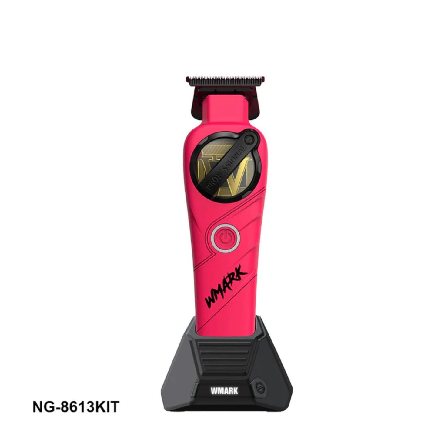 Kit Cortadora De Pelo + Trimmer Detailer Wmark NG-8613 Rosado