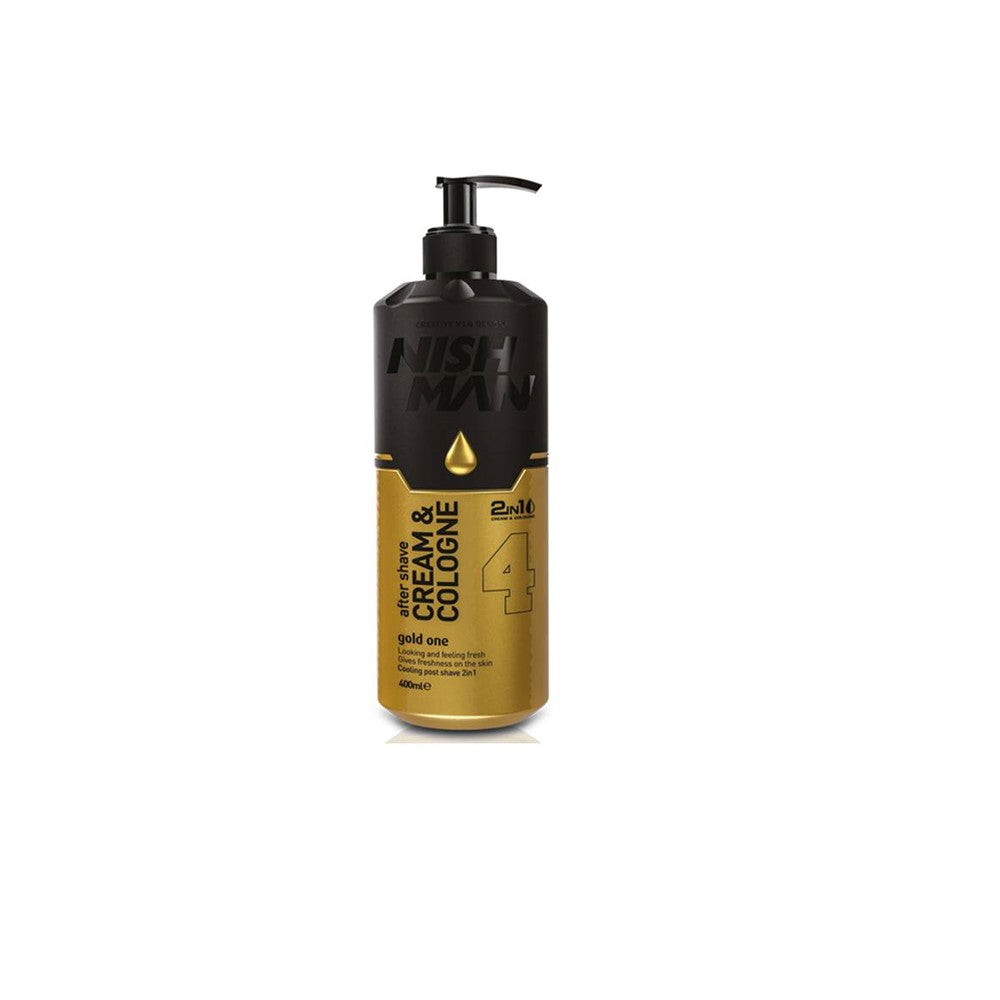 Nishman Crema y Colonia After Shave N°04 Gold One 400 Ml
