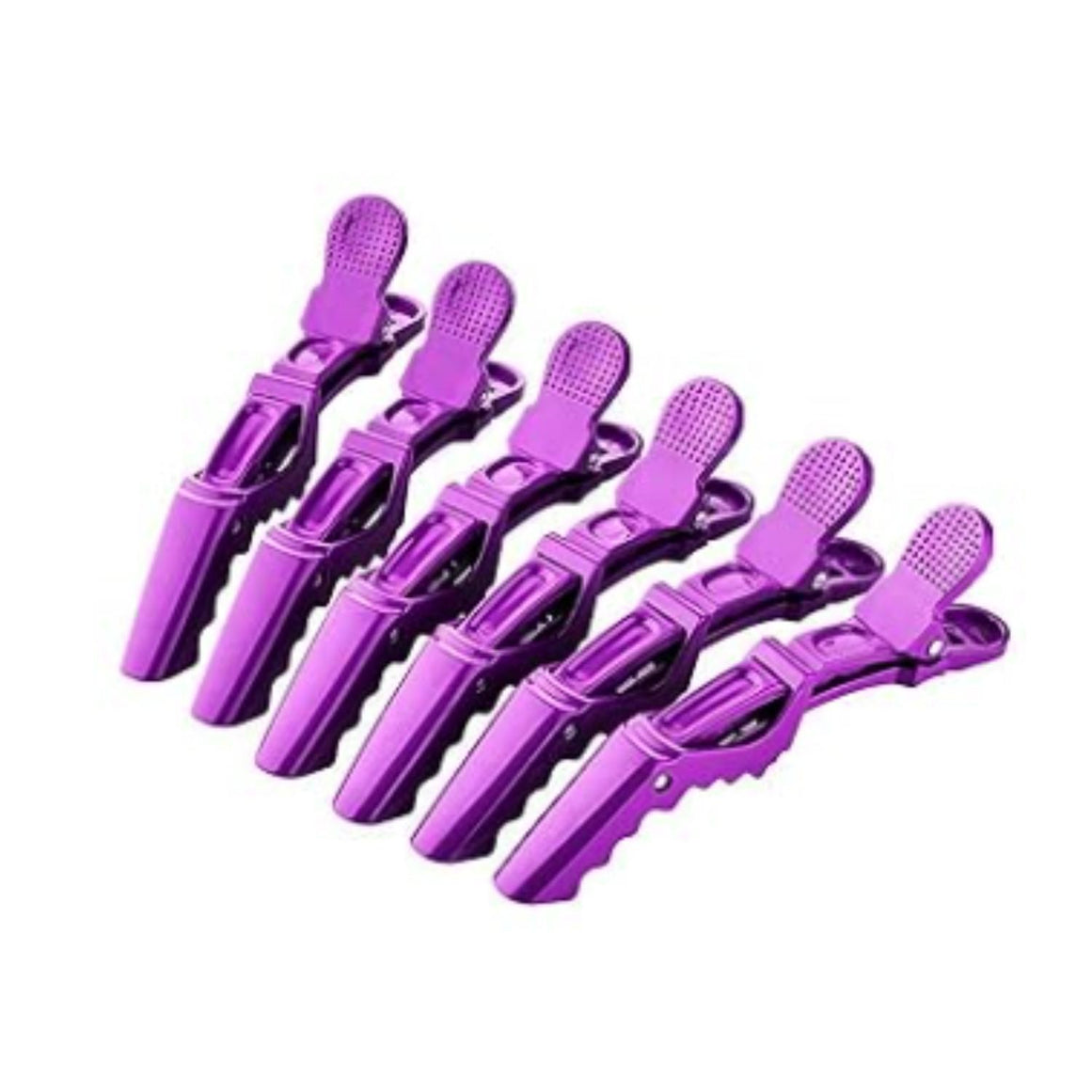 Pinzas Cocodrilo Moradas (5 Unidades)