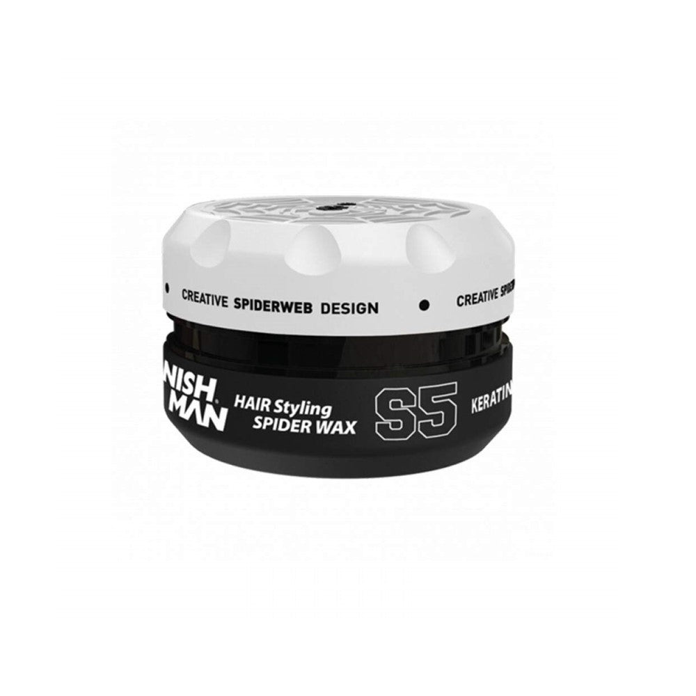 NishMan Hair Styling Spider Cera S5 Keratin Blanca 150ml