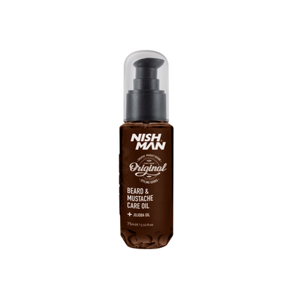 NishMan Aceite para el Cuidado de Barba y Bigote 75ml