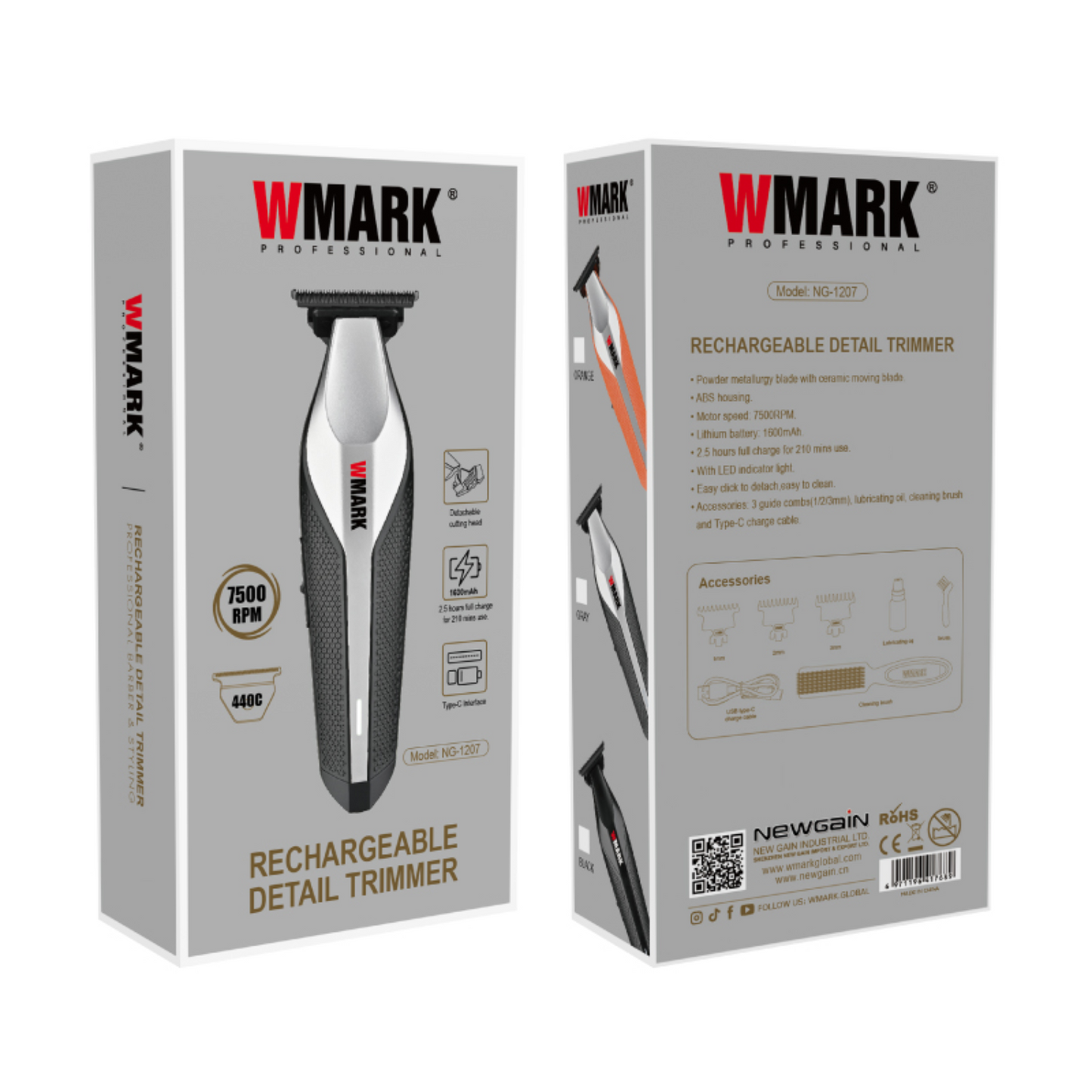 Patillera Inalambrica Wmark Ng-1207 7500 Rpm Con Indicador Led