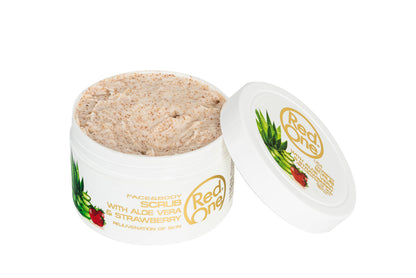 Red One Exfoliante Facial Hombre Barbería Scrub With Aloe V