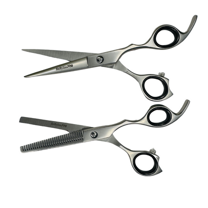 Set Tijeras de barbero acero japonés BaBylissPRO 6" Filo Navaja