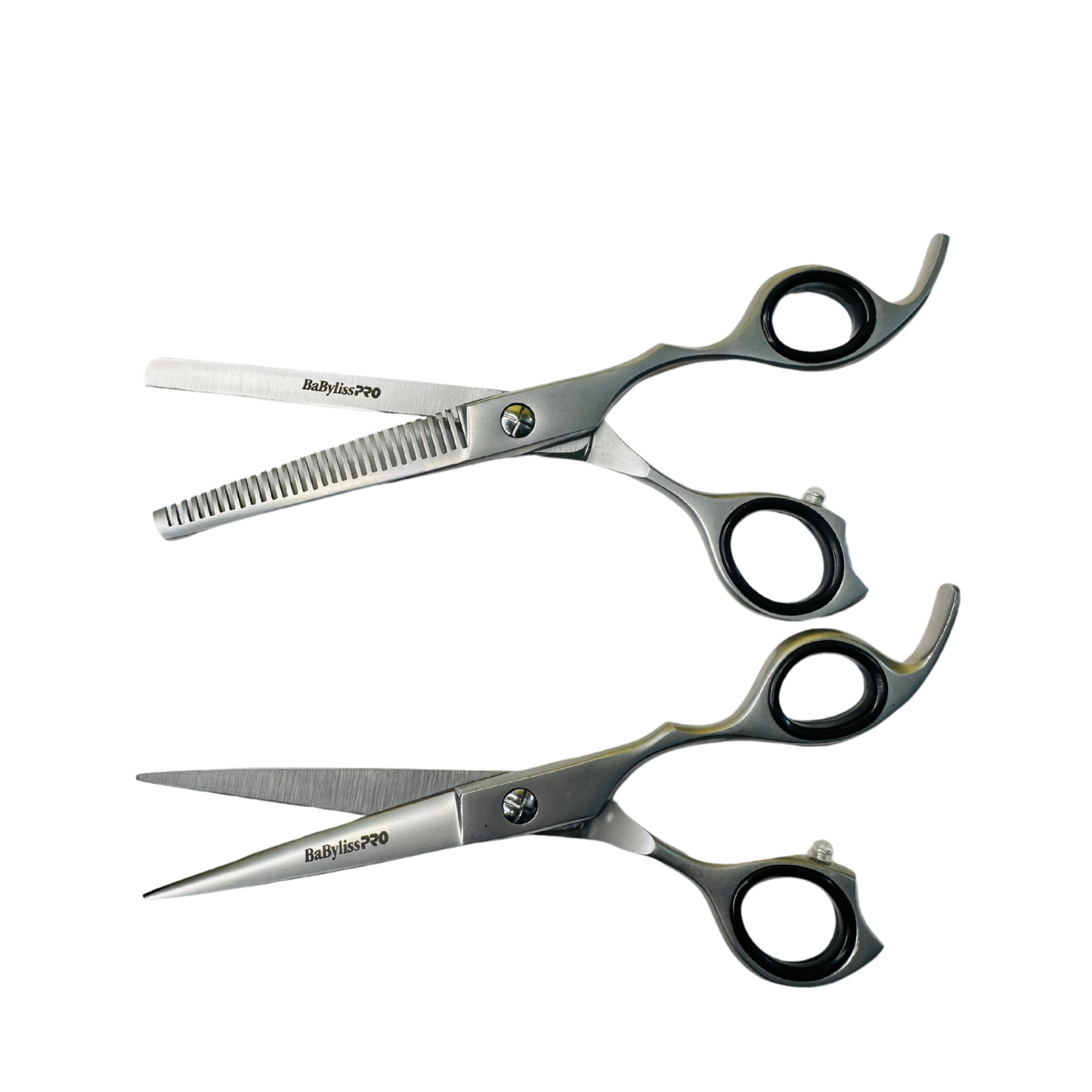 Set Tijeras de barbero acero japonés BaBylissPRO 6" Filo Navaja