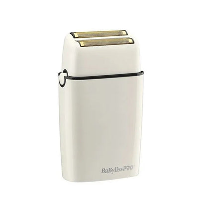 Shaver BabylissPRO Metálica Doble Hoja Inalámbrica  Blanco