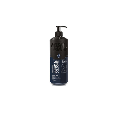 Nishman Crema y Colonia After Shave N°02 Artic Blue 400 Ml