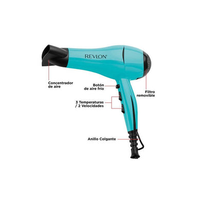 Secador de pelo Revlon Lasting Brilliance 2000W Iones AC
