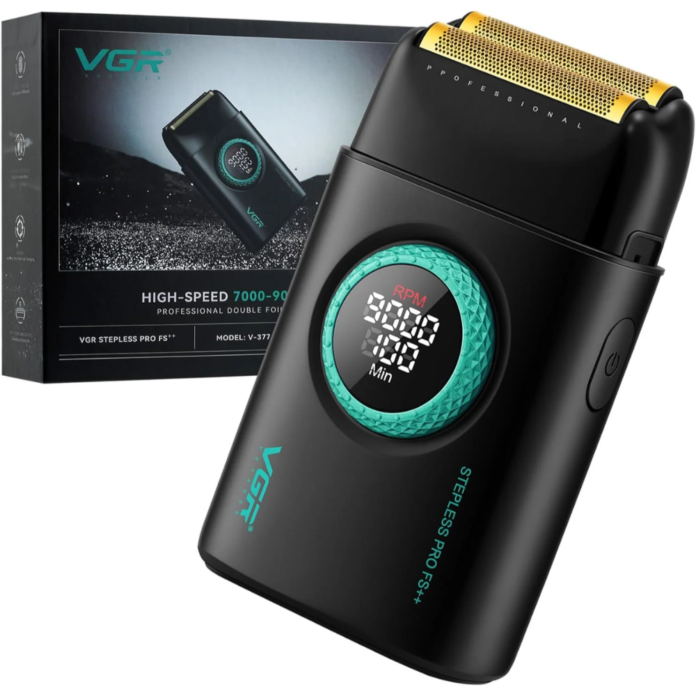 Shaver  Profesional VGR 377 9000RPM  Negro