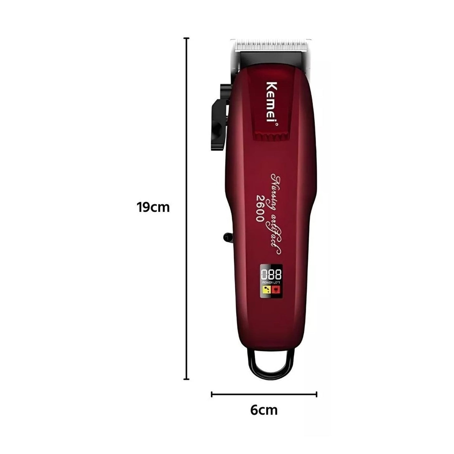 Maquina Cortadora De Pelo Profesional Kemei Km-2600 Barberia
