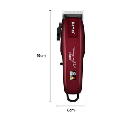 Maquina Cortadora De Pelo Profesional Kemei Km-2600 Barberia