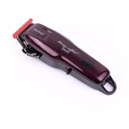 Maquina Cortadora De Pelo Profesional Kemei Km-2600 Barberia