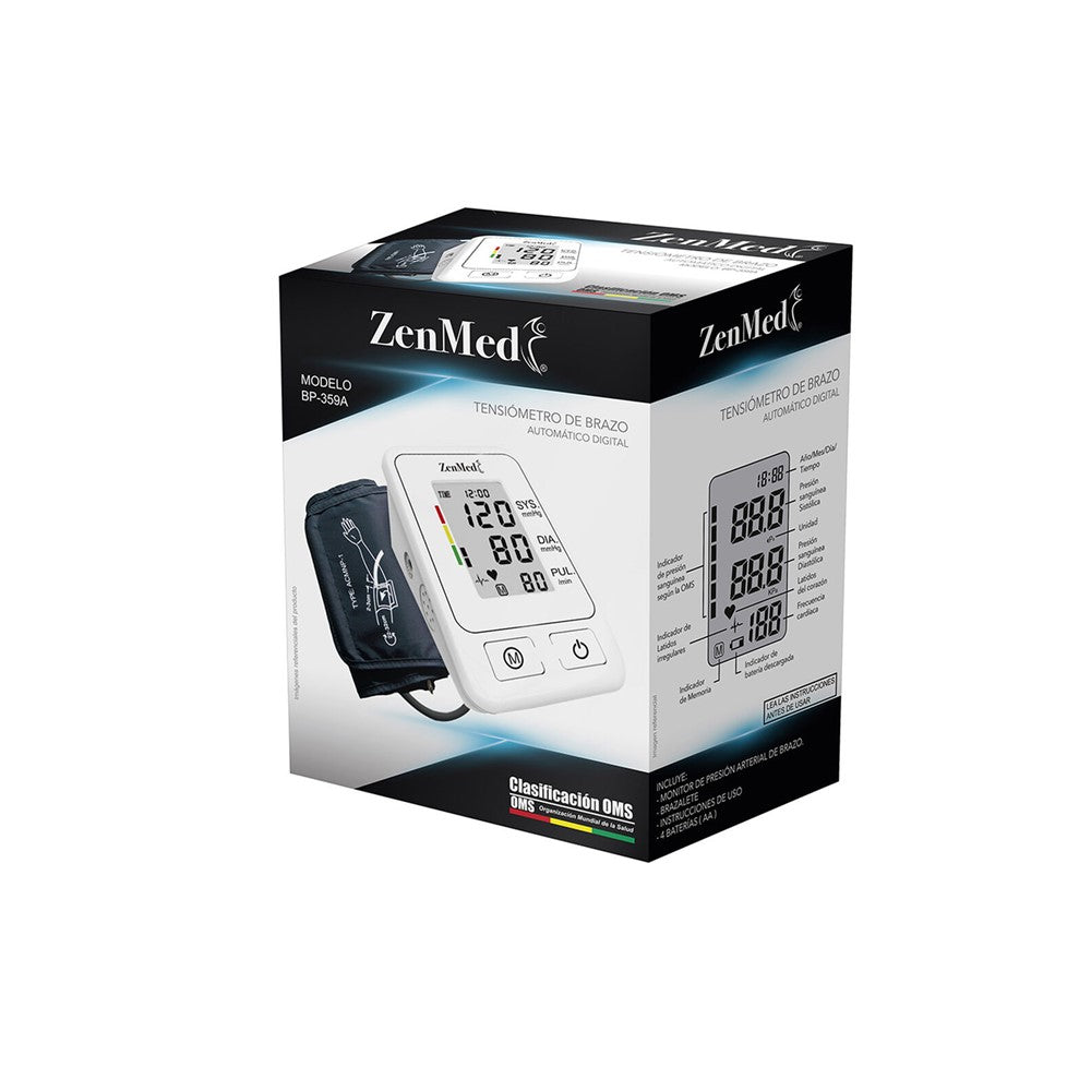 Toma Presión Digital De Brazo Automatico Zenmed