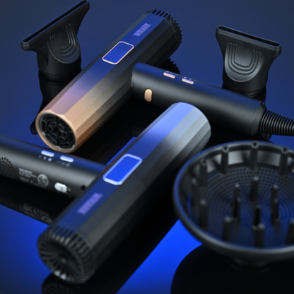 Secador De Cabello Wmark Pro. 2000w Ultra Ligera Silver
