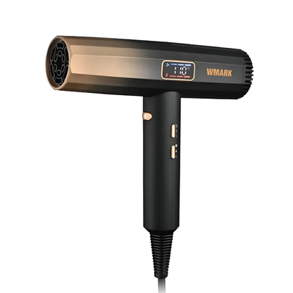 Secador De Cabello Wmark Prof. 2000w Ultra Ligera Gold