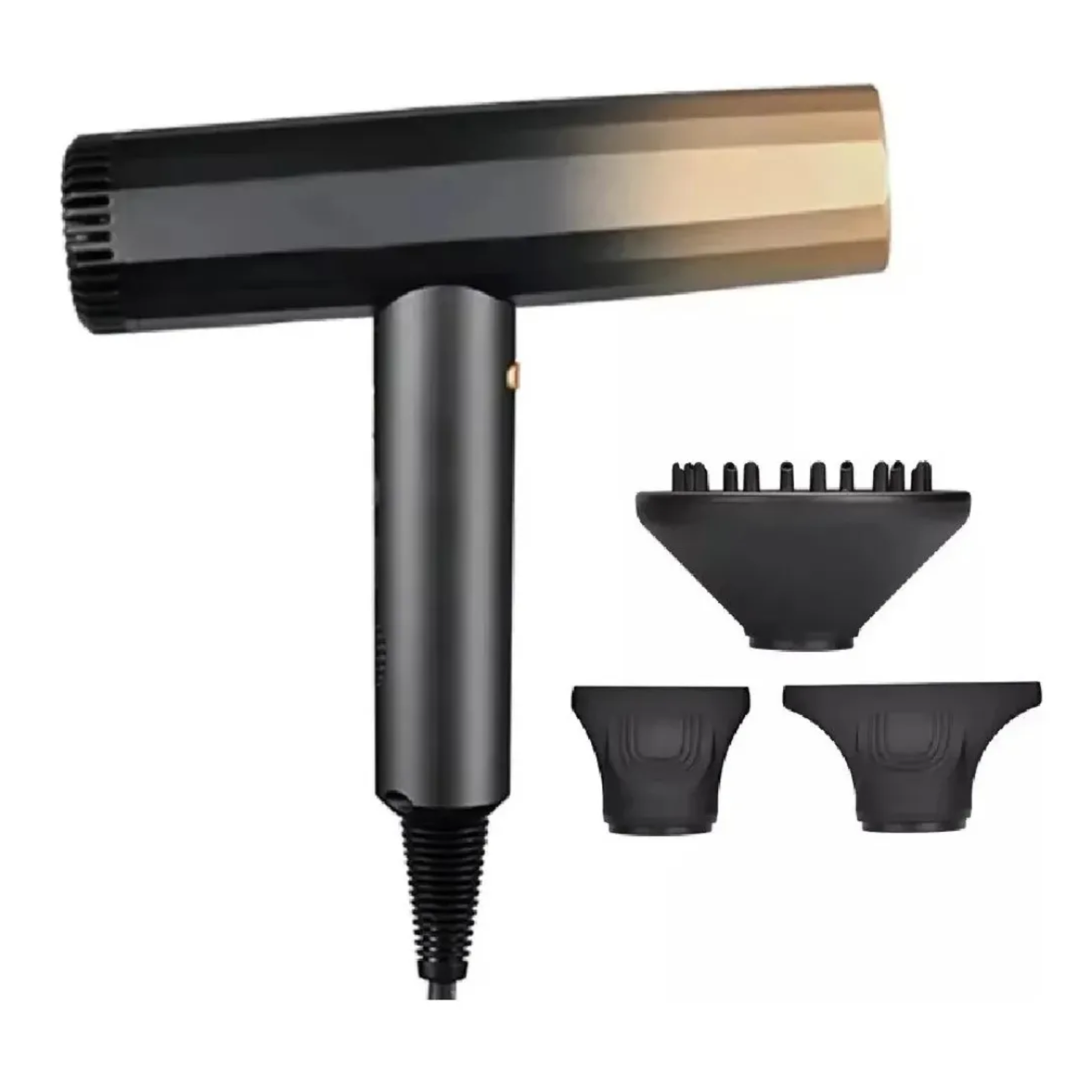Secador De Cabello Wmark Prof. 2000w Ultra Ligera Gold