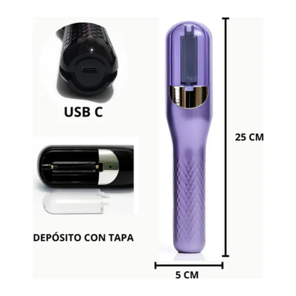 Cortadora De Puntas Abiertas Y Dañadas Del Cabello Azul