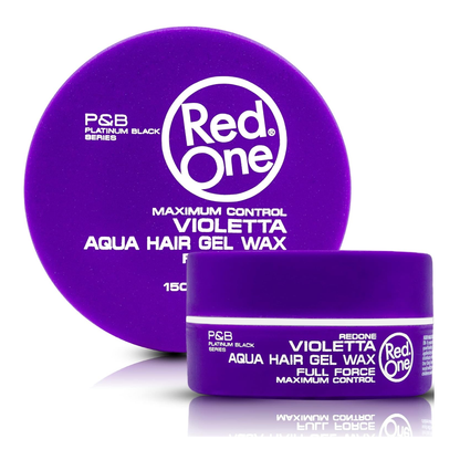 Cera Capilar Red One Aqua Hair Gel Wax Violetta 150ml