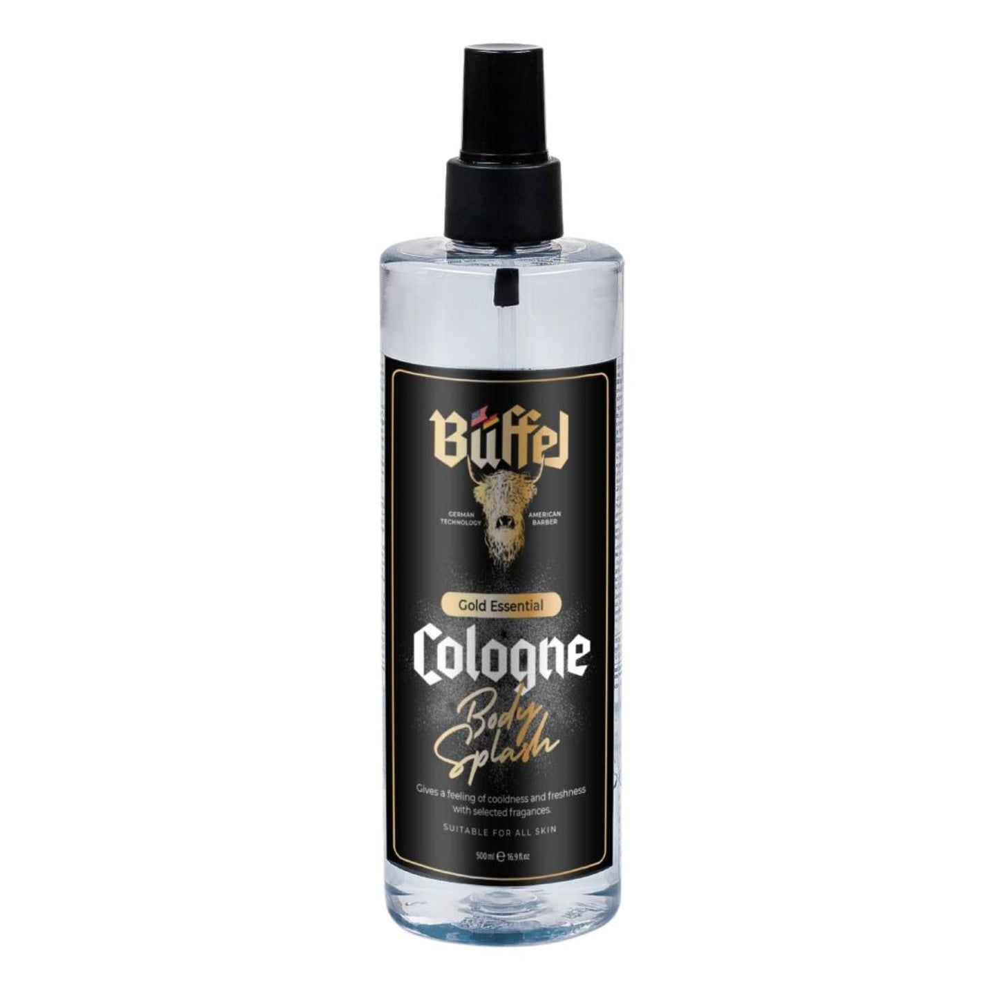 Colonia de hombre Gold Body Splash Varon 500 mL Buffel