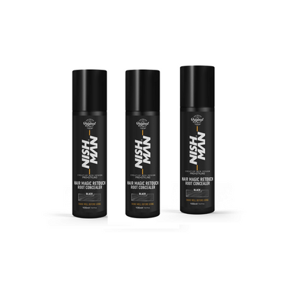 Nishman Magic TouchUp Root Concealer, Spray de retoque voluminizador