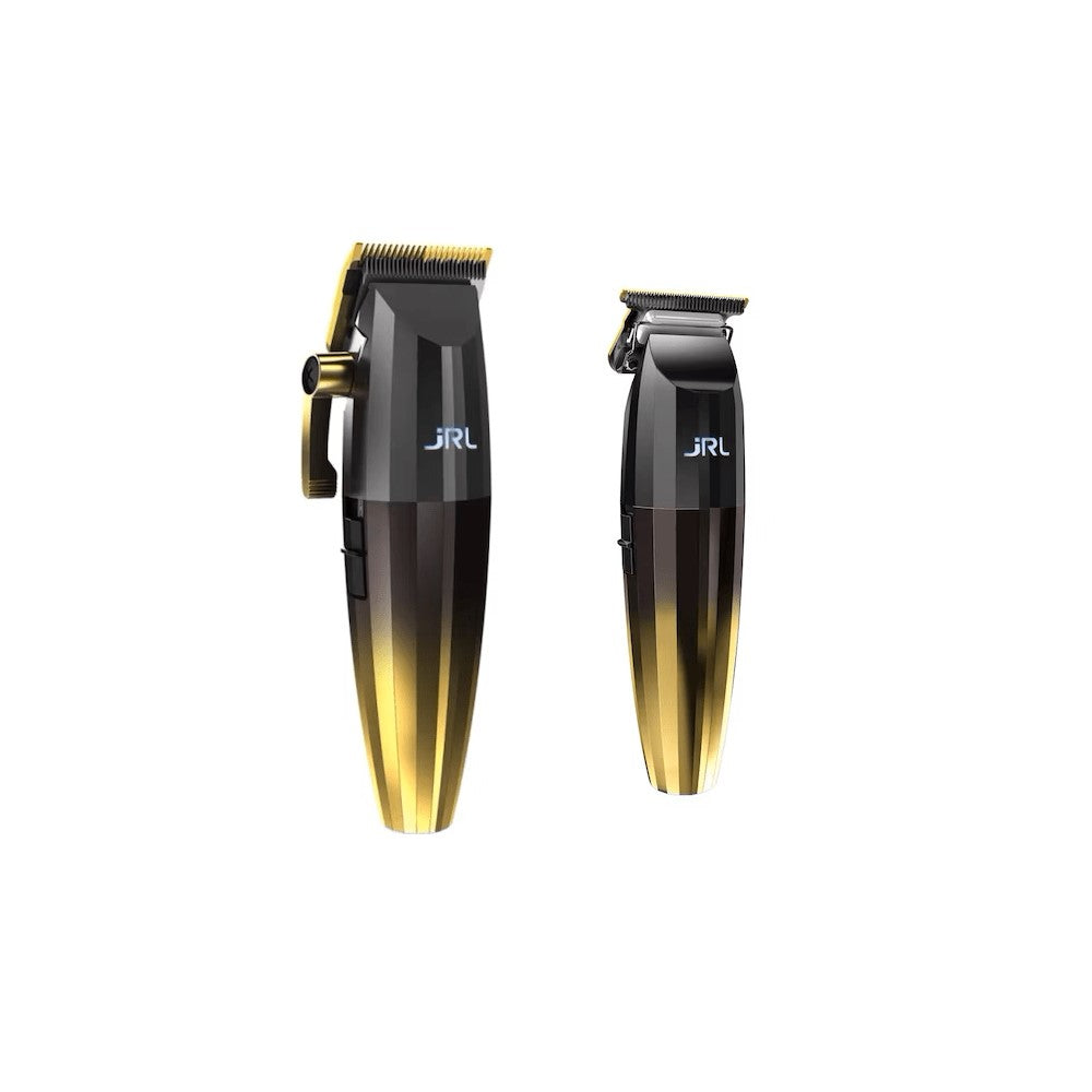 Combo JRL Clipper, Trimmer Y Base de Carga Gold Edicion