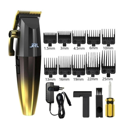 Combo JRL Clipper, Trimmer Y Base de Carga Gold Edicion