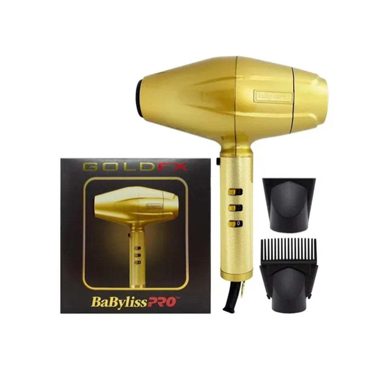 Secador de pelo Babyliss Pro Gold FX barberia 2000w Italia