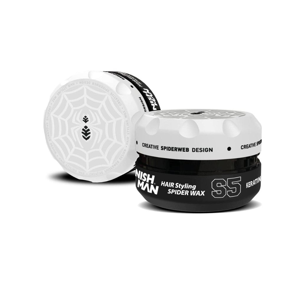 NishMan Hair Styling Spider Cera S5 Keratin Blanca 150ml