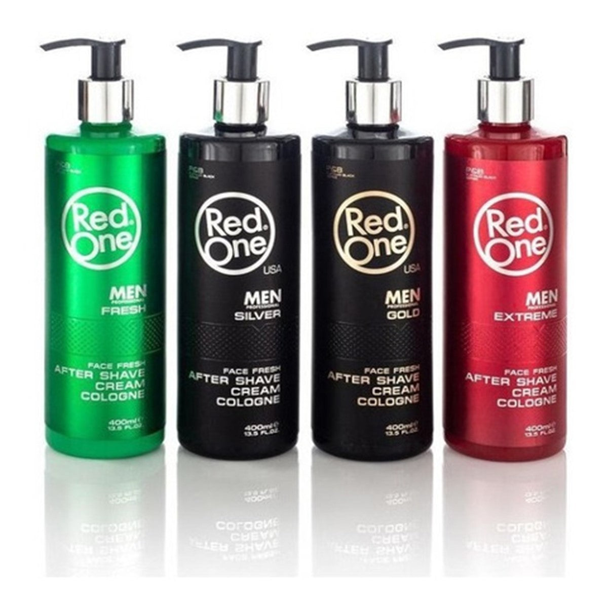 Perfume After shave (Despues del afeitado) Red One 400 mL Fresh