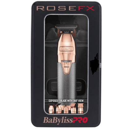 Patillera Desvelladora Fx787 BabylissPro Trimmer  Skeleton Cobre