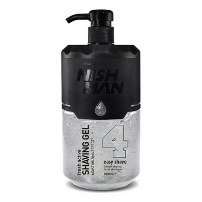 Shaving Gel NishMan Easy Shave 4 Silver Gel de afeitar