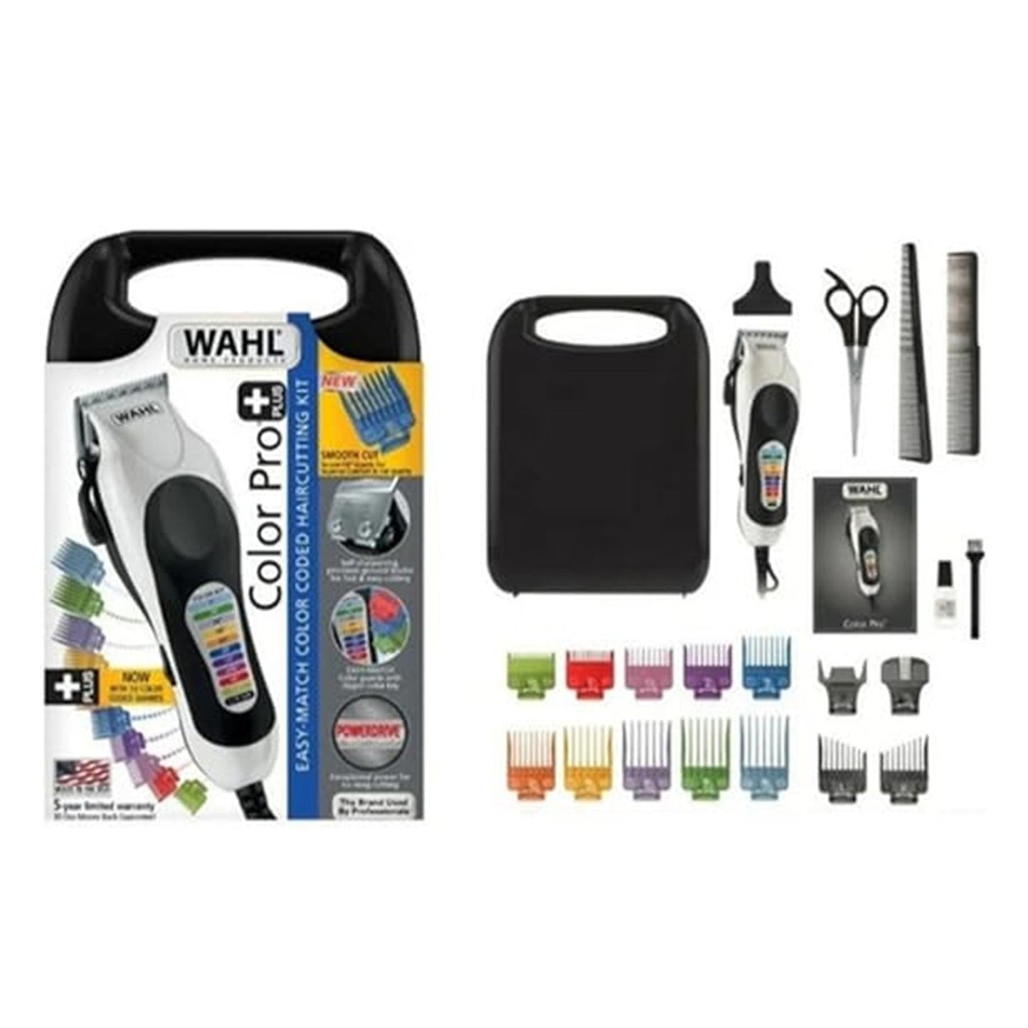 Maquina De Cortar Pelo Colorpro Plus Wahl Kit Profesional