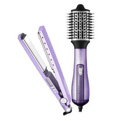 Combo Cepillo Secador 64mm y Plancha Iónica 4091 BaBylissPRO