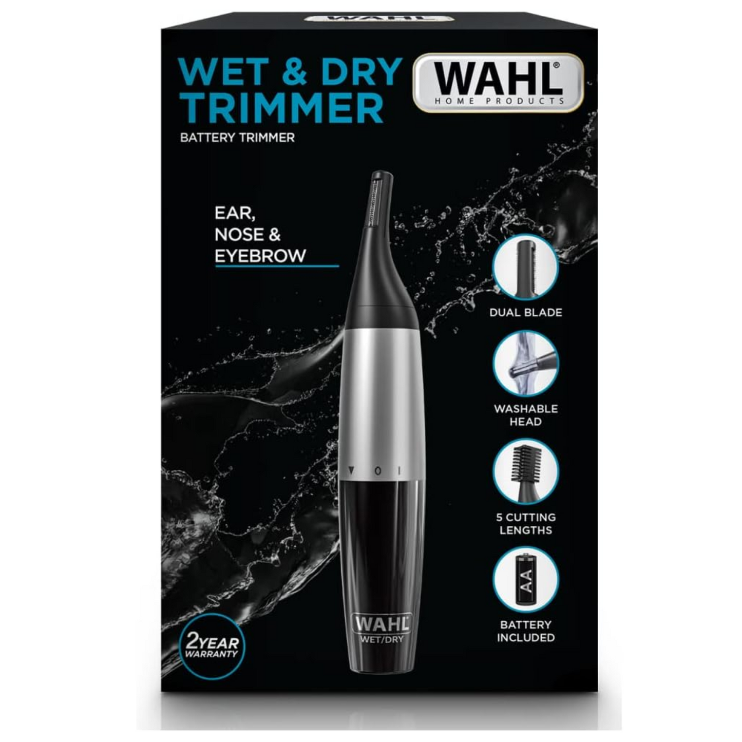Cortadora Nasal Para Terminaciones Wahl Modelo Vertical 3x5