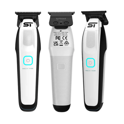 Maquina Patillera Supreme Trimmer Recharge Blanco