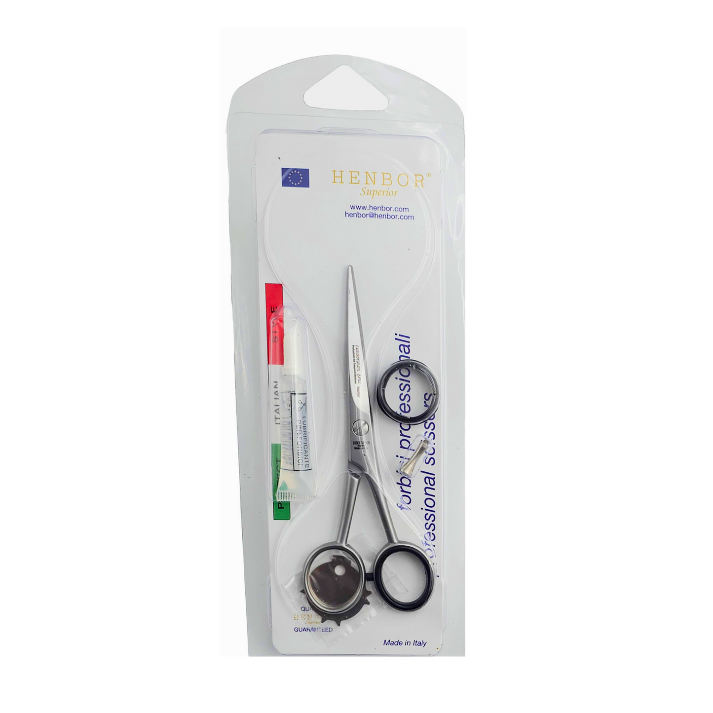 Tijera Henbor Italiana MicroDentada 800 Barber Line 6''
