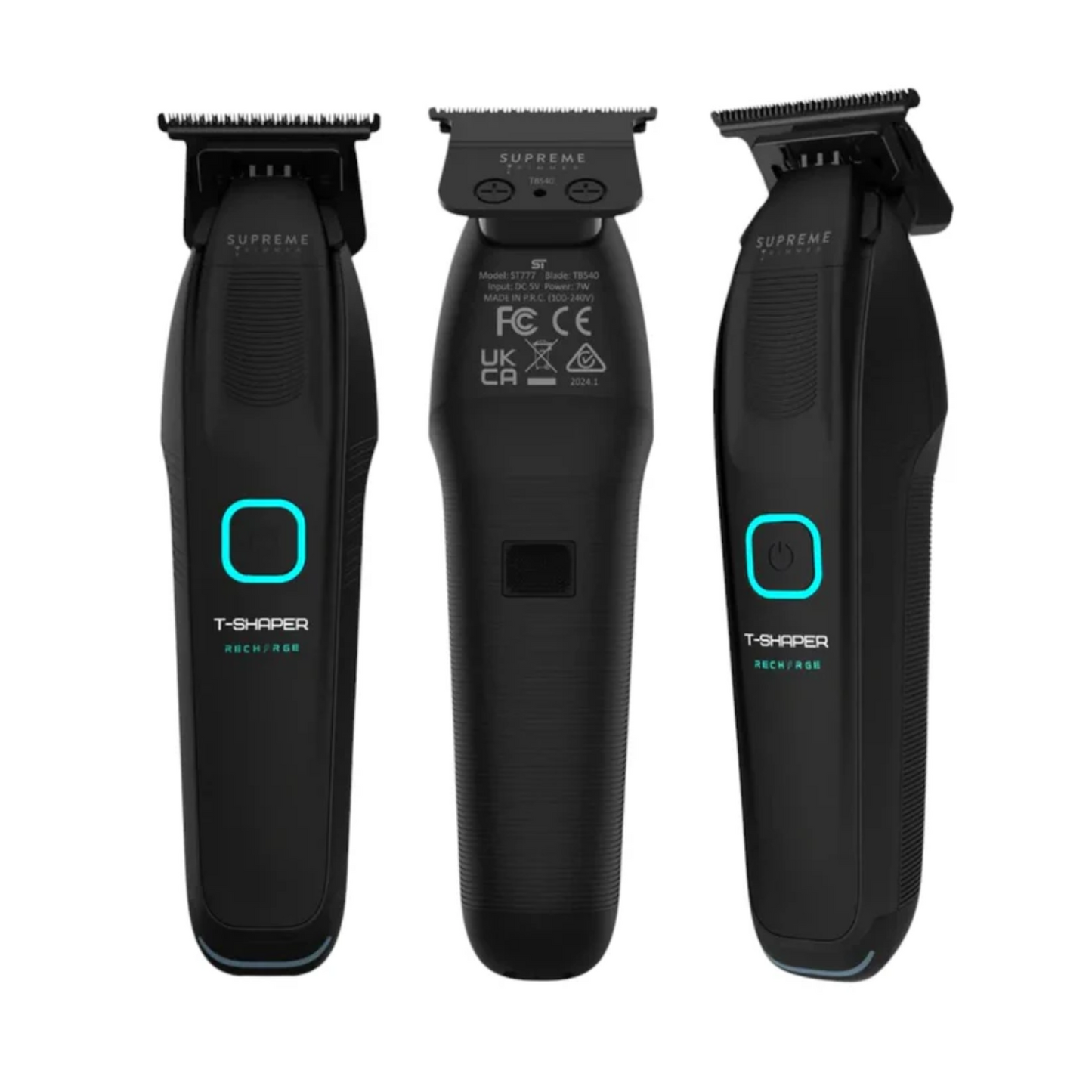 Maquina Patillera Supreme Trimmer Recharge Black