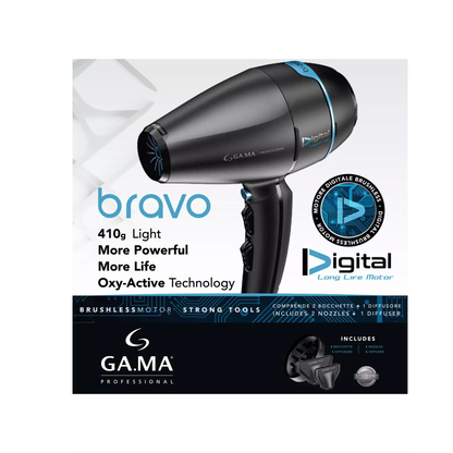 Secador De Pelo Profesional Digital Ga.ma Italy Bravo 90