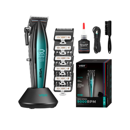 Barber Combo VGR 270 Clipper y Trimmer V992 9000RPM