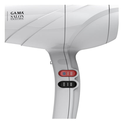 Secador De Pelo Gama Pluma 5500 Ion System Oxy Active Blanco