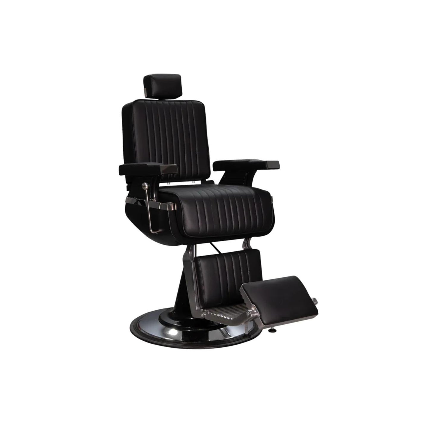 Sillón de Barbería Lincoln Negro Moderno para Barberías