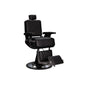 Sillón de Barbería Lincoln Negro Moderno para Barberías