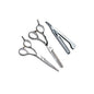 Set De Tijera Zurdo Para Barbero Rotger Filo Navaja