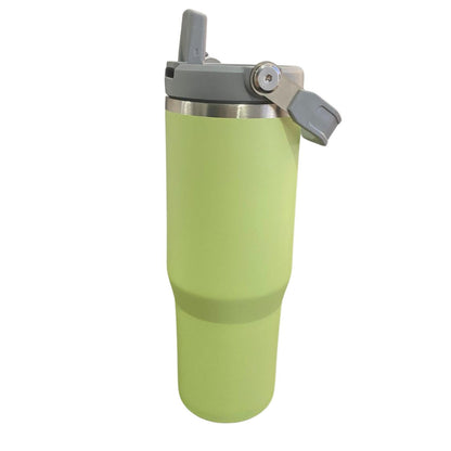 Botella Termica Flip Straw Tumbler 900 Ml Verde