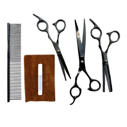 Set Tijeras Peluquería Canina Corta Pelo Perro Mascota