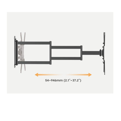 Soporte de Tv brazo Extralargo Para Pantalla de 23"-65" 35KG