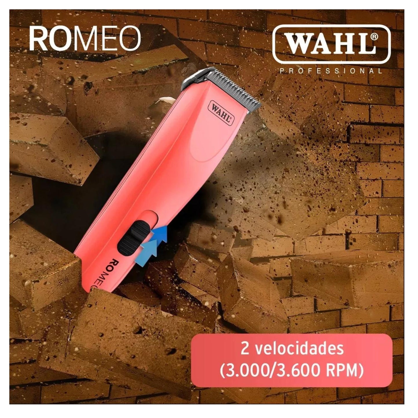 Maquina Wahl Cortadora Canina Romeo Para Peluqueria Canina