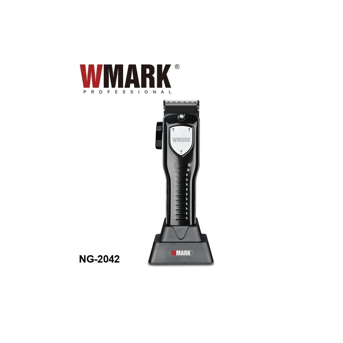 Clipper Profesional Negra Wmark NG 2042 con Base 7.000RPM