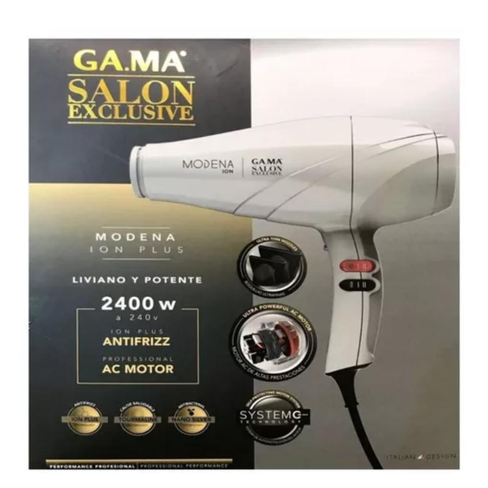 Secador de Pelo GA.MA ItalyModena Ion System C negro 220V