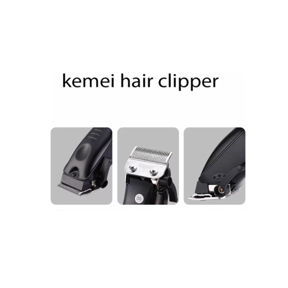 Clipper Kemei 1136  Inalambrica Negro